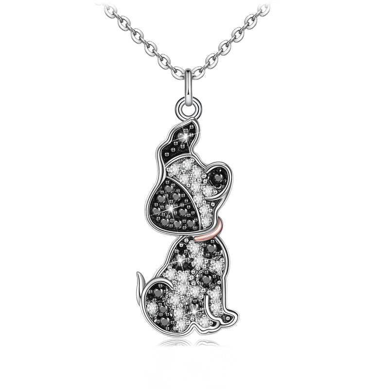 Dalmatians Sterling Silver Necklace