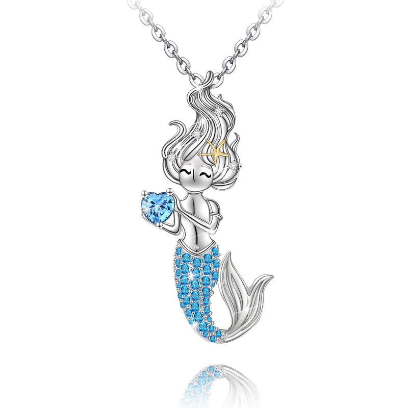 Mermaid Sterling Silver Necklace