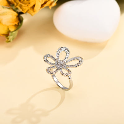 Daisy Sterling Silver Ring