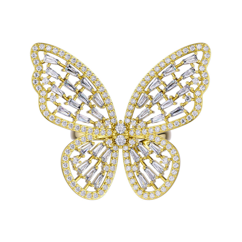 Butterfly Sterling Silver Ring