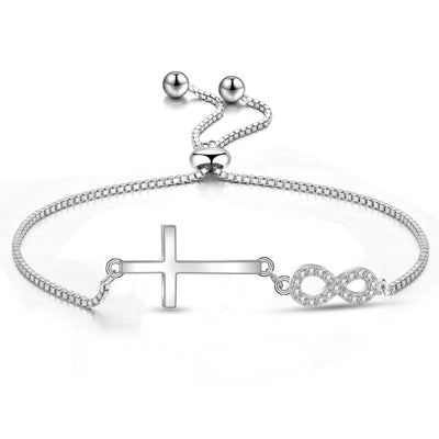 Cross Women Sterling Silver Bracelet