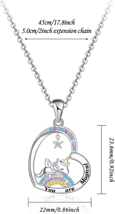 Unicorn Sterling Silver Necklace