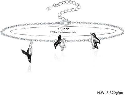 Penguin Sterling Silver Bracelet