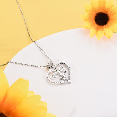 Sunflower Faith Sterling Silver Necklace