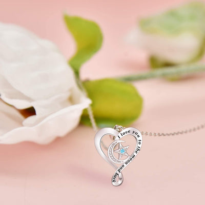 Heart Pendant Sterling Silver Necklace