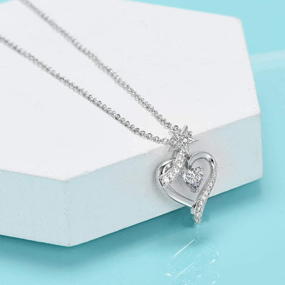Love Heart Sterling Silver Necklace