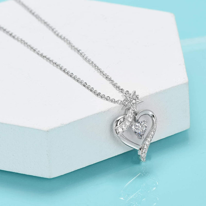 Love Heart Sterling Silver Necklace