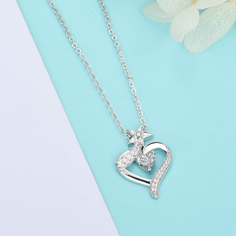 Love Heart Sterling Silver Necklace