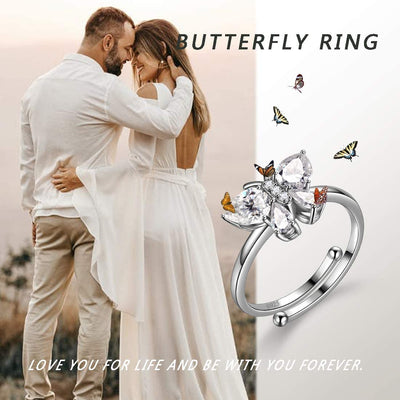 Butterfly Sterling Silver Ring