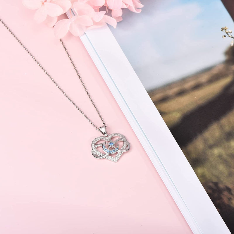 Heart Pendant Sterling Silver Necklace