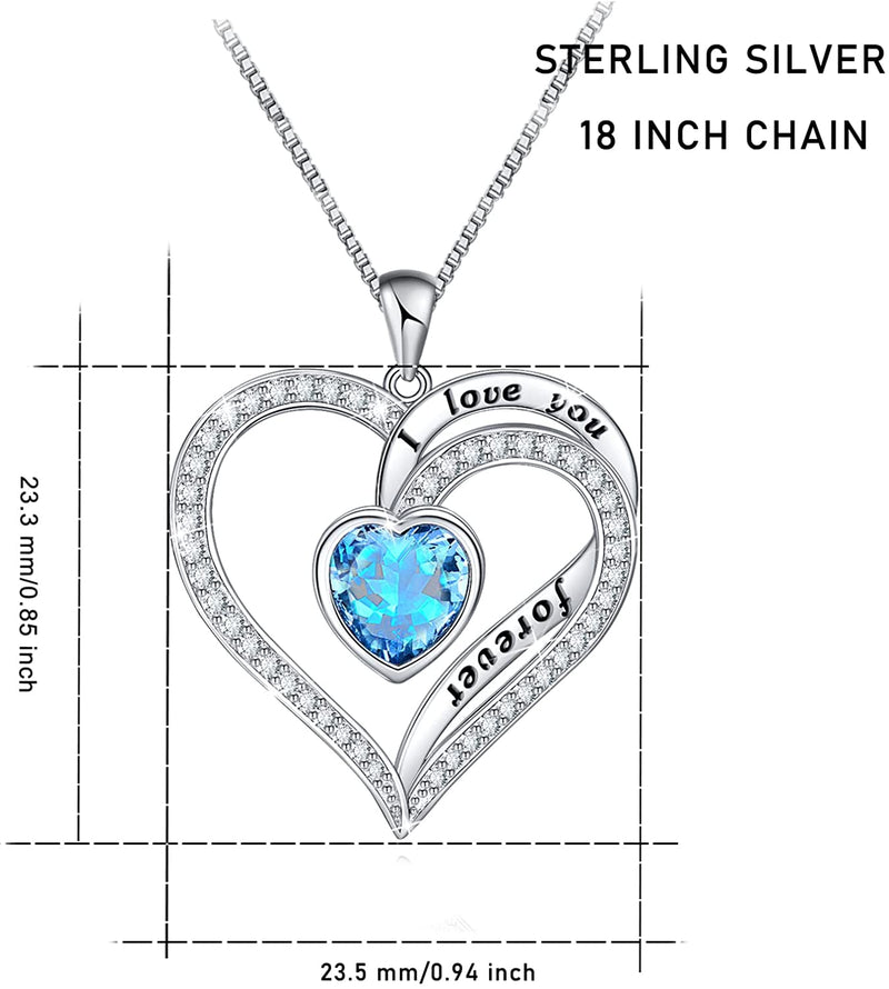 Heart Pendant Sterling Silver Necklace