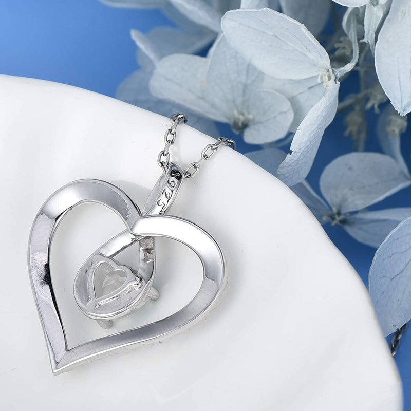 Infinity Heart Sterling Silver Necklace