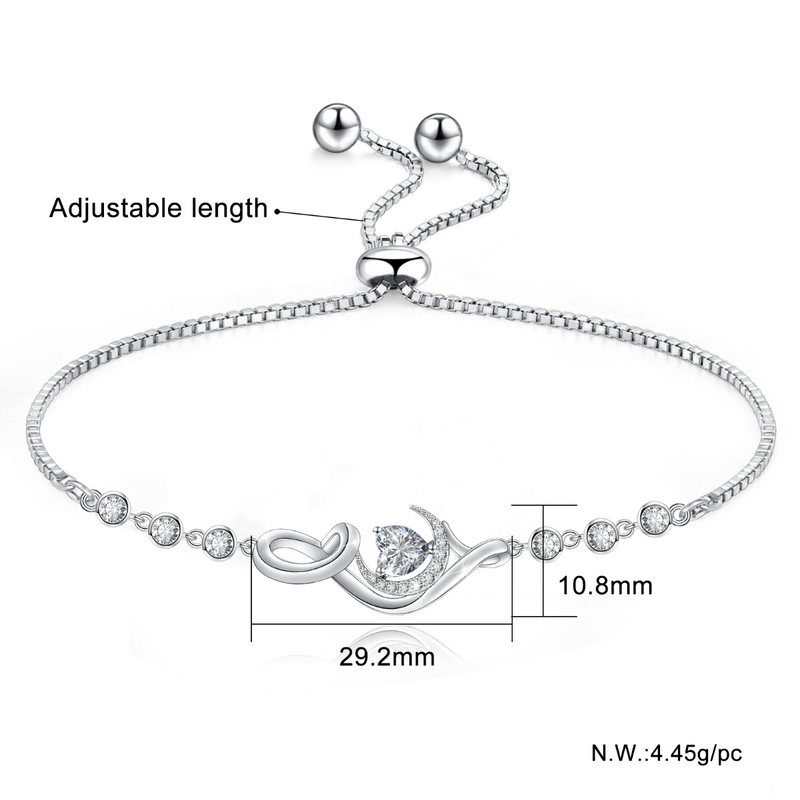 Birthstone Charm Bracelets Sterling Silver