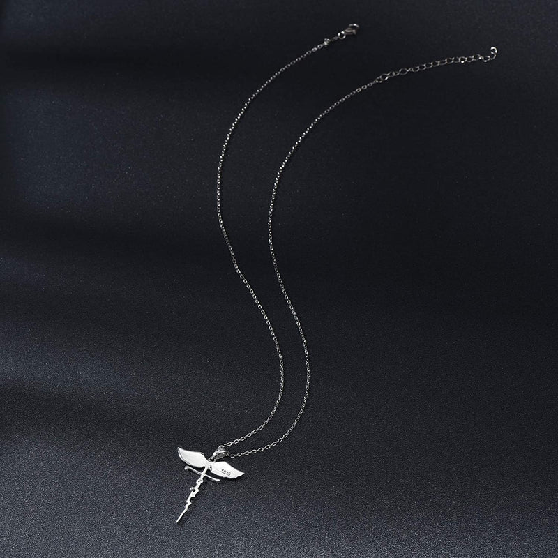 Faith Cross Sterling Silver Necklace