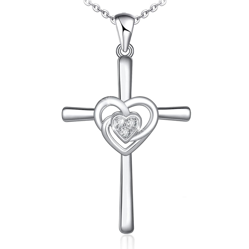 Cross Sterling Silver Necklace