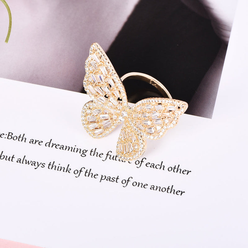 Butterfly Sterling Silver Ring