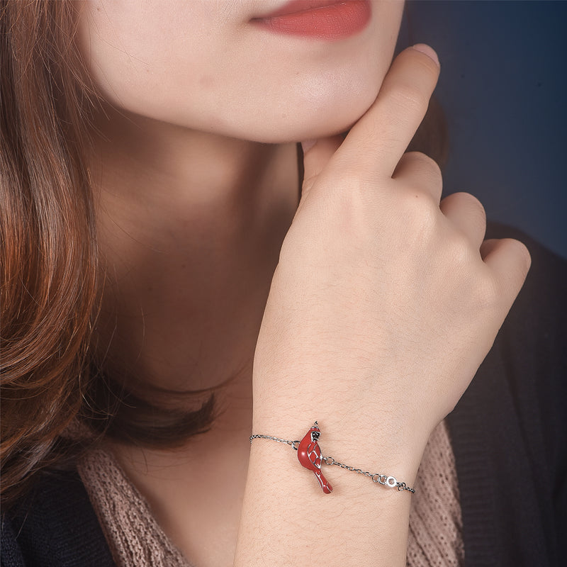 Cardinal Sterling Silver Bracelet