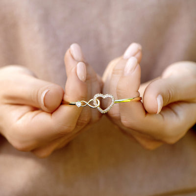 ALWAYS IN MY HEART - INFINITY HEART BRACELET