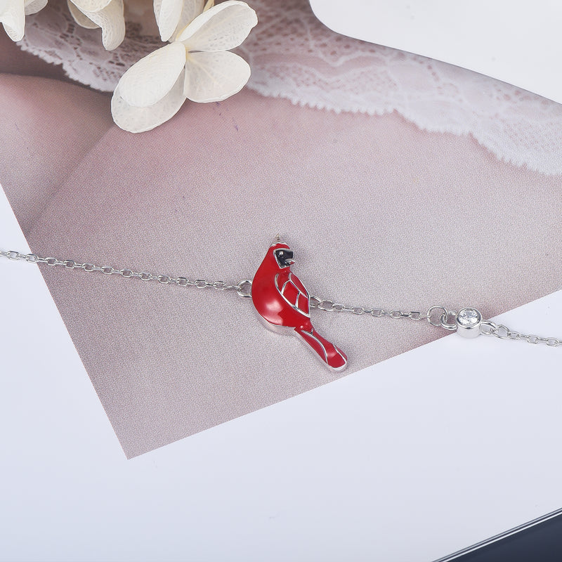 Cardinal Sterling Silver Bracelet