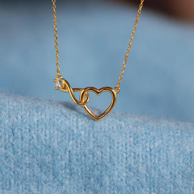 Mother & Daughter - Infinity Heart Necklace