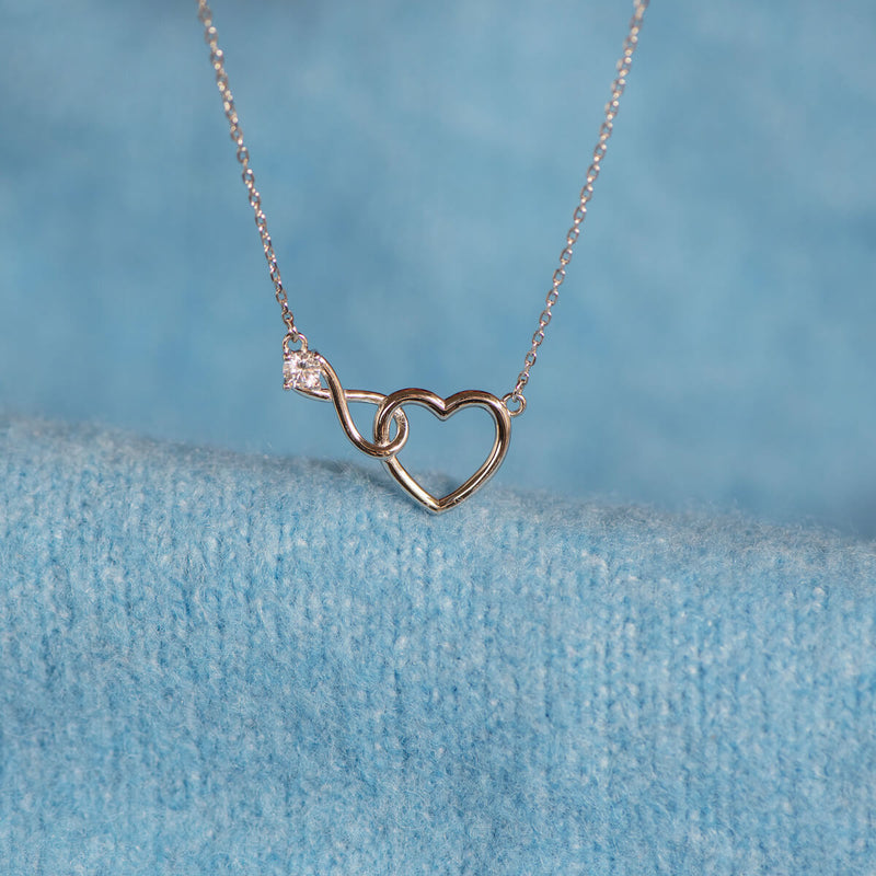 Mother & Daughter - Infinity Heart Necklace