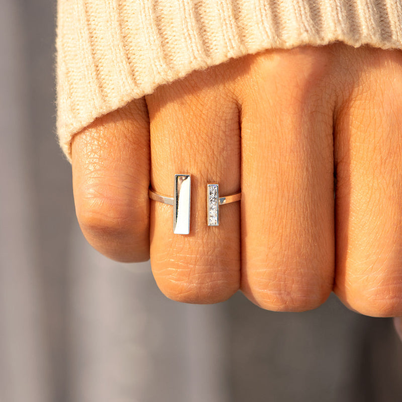 Mother Daughter Thick And Thin Ring