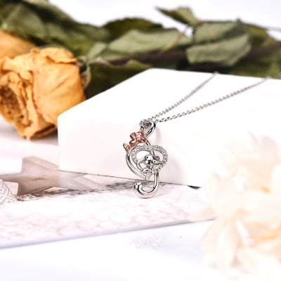 Roses Elephant Necklaces Sterling Silver