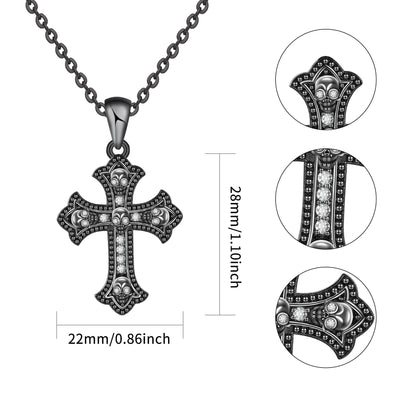 Gothic Necklace  Sterling Silver