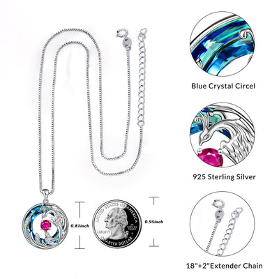 Phoenix Necklace Sterling Silver
