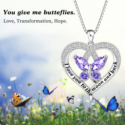 Butterfly Necklaces Sterling Silver