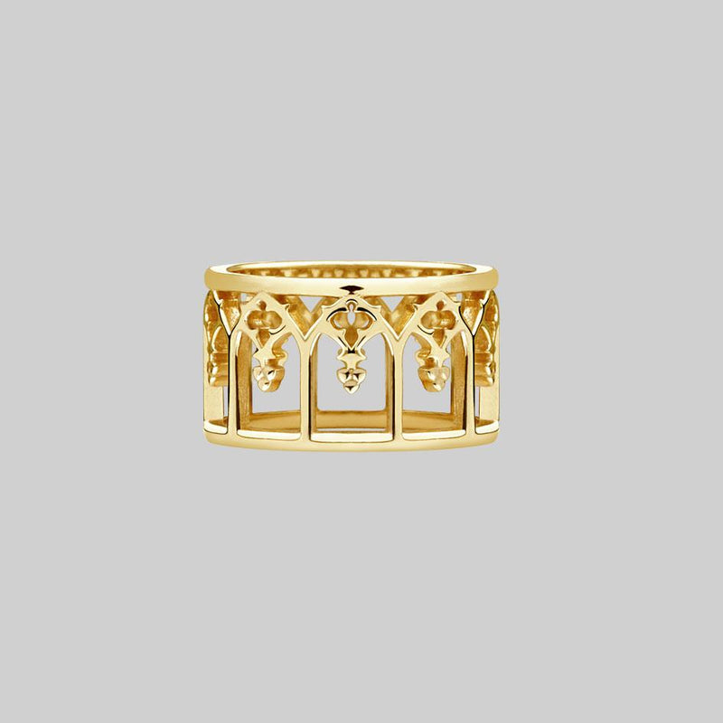 Gothic Arches Ring - Gold