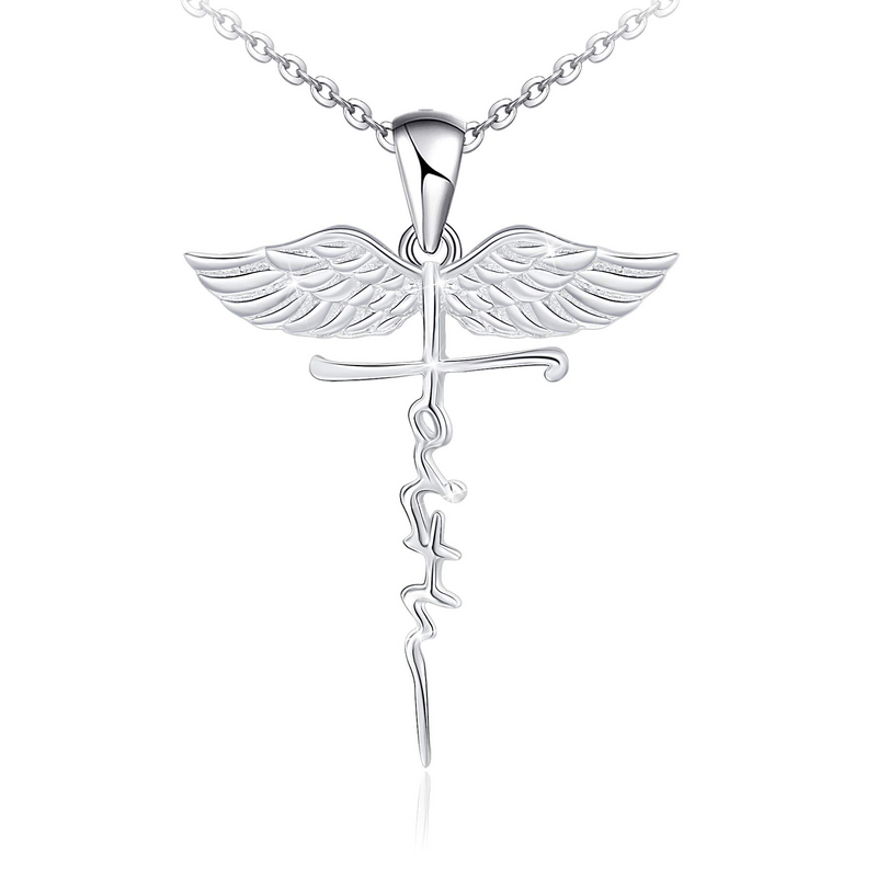Faith Cross Sterling Silver Necklace